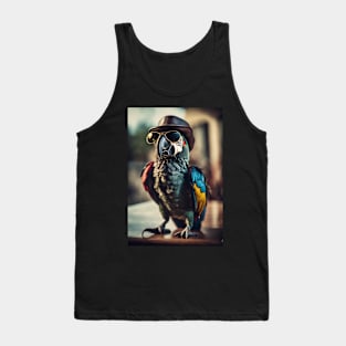 Funny parrot Tank Top